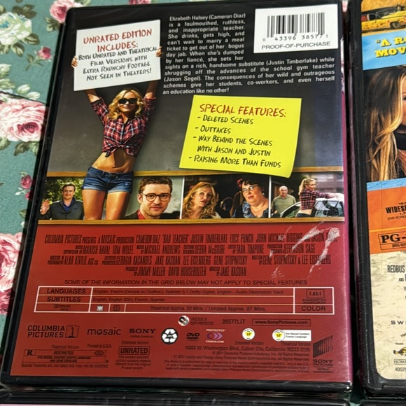 Clueless, Maid to Order, Bad Teacher, Grand Theft Parsons. 4 📀 DVD’s unopened! - Picture 9 of 15